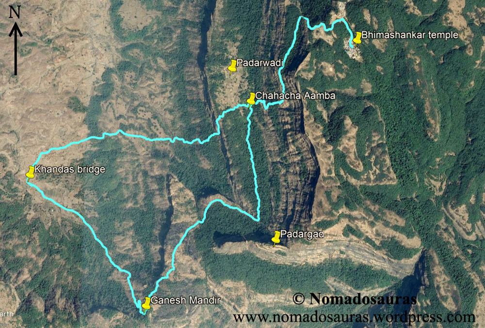 bhimashankar trek map